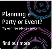 Use Harden&rsquo;s event booking service